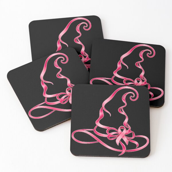 Item preview, Pink Ribbon Witch Hat Breast Cancer Halloween Women designed and sold by HenikaPonko.