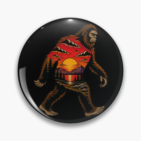 Item preview, American traditional Bigfoot Silhouette designed and sold by Planetporridge.
