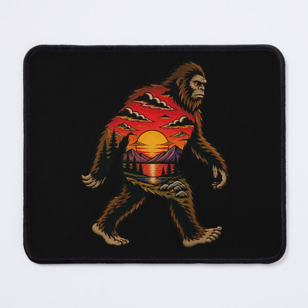 Item preview, American traditional Bigfoot Silhouette designed and sold by Planetporridge.