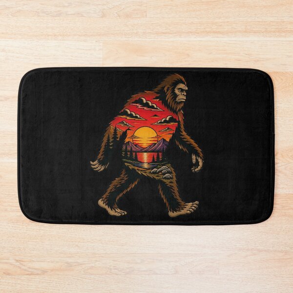 Item preview, American traditional Bigfoot Silhouette designed and sold by Planetporridge.