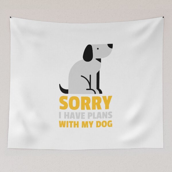 Item preview, Sorry, I Have Plans With My Dog – Funny Dog Lover T-Shirt designed and sold by enrique1960.