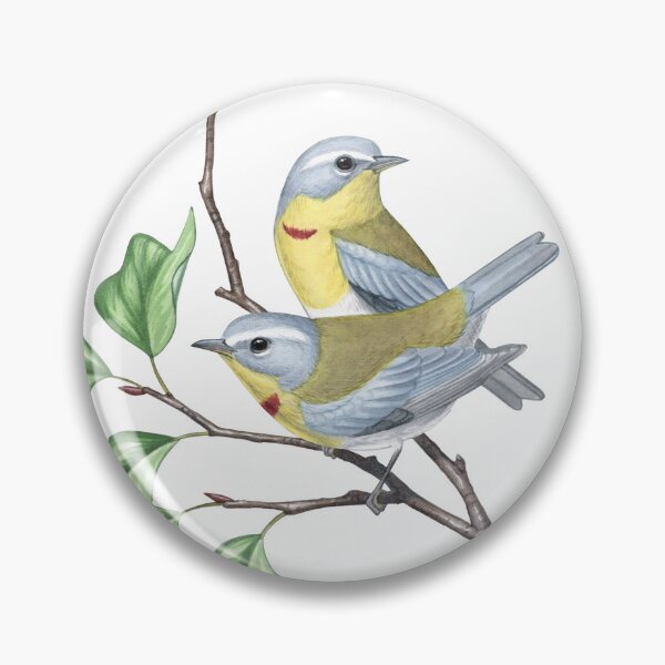 Item preview, Crescent-chested Warbler (Oreothlypis superciliosa) designed and sold by JadaFitch.