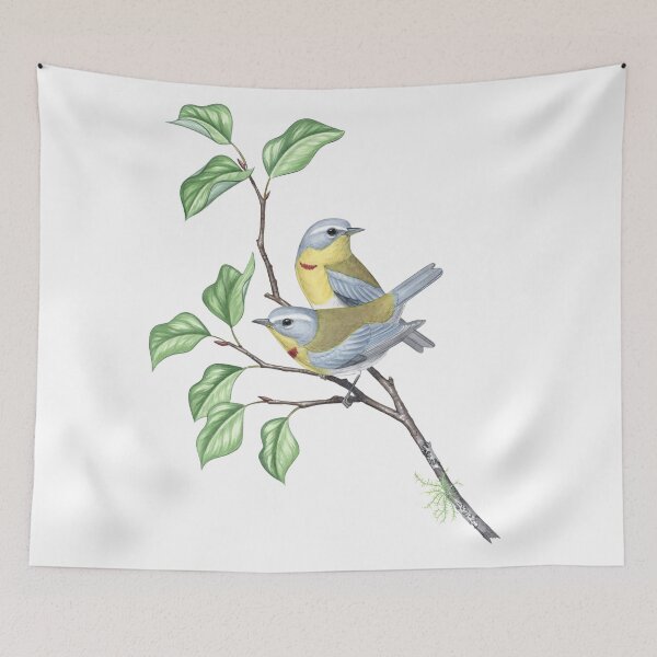 Item preview, Crescent-chested Warbler (Oreothlypis superciliosa) designed and sold by JadaFitch.