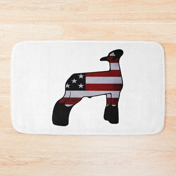 Artikelvorschau, Amerikanische Flagge Markt Wether Lamm Silhouette 1 - Nicht zum Weiterverkauf ohne Genehmigung entworfen und verkauft von lyric-olivares.