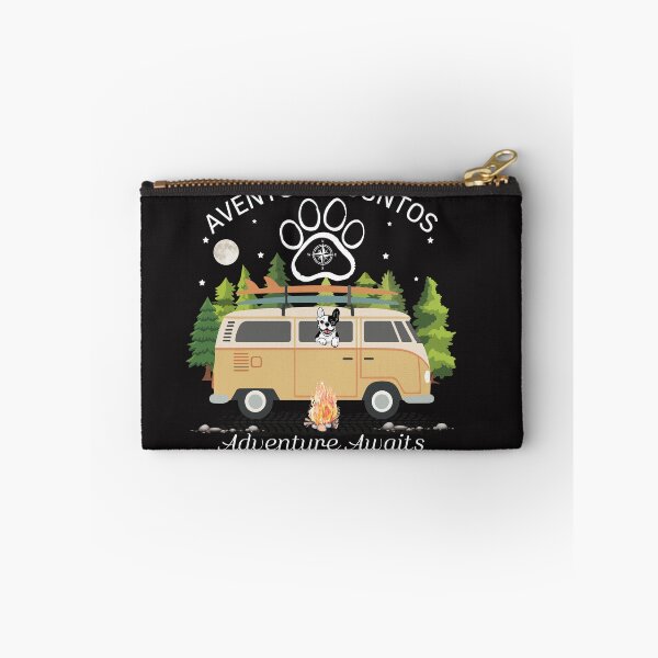 Item preview, Adventures Together Adventure Awaits Camper Van Dog Surf designed and sold by EfectoCreativo.