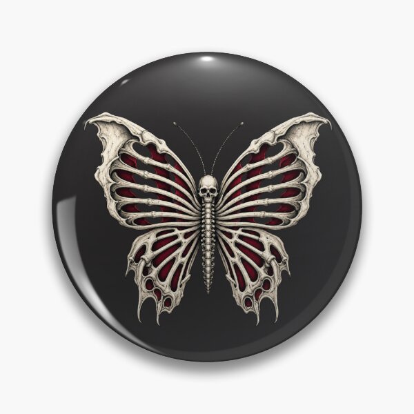 Artikelvorschau, Gothic Bone Butterfly entworfen und verkauft von cbfineart.