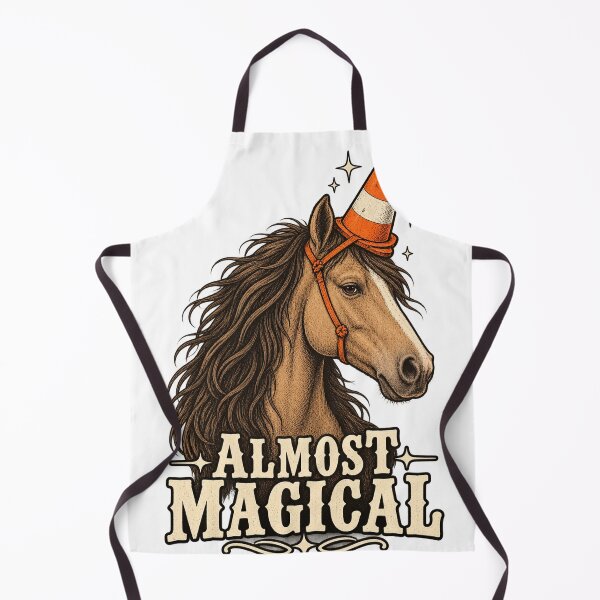 Item preview, Almost Magical Funny Horse Traffic Cone Unicorn designed and sold by will freed18.