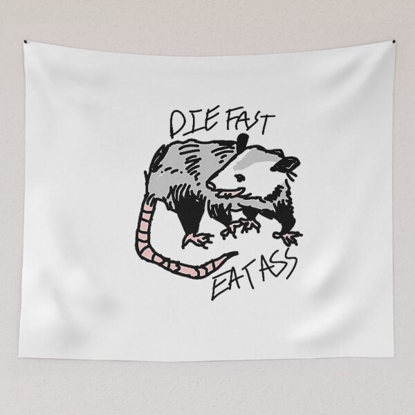 Item preview, Die Fast Eat Ass Opossum 233 designed and sold by quyenphoshop.
