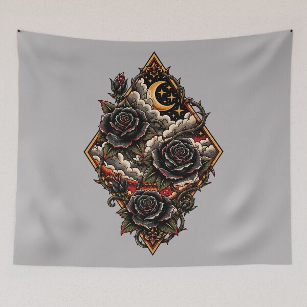 Item preview, American Traditional Art Clouds designed and sold by Planetporridge.