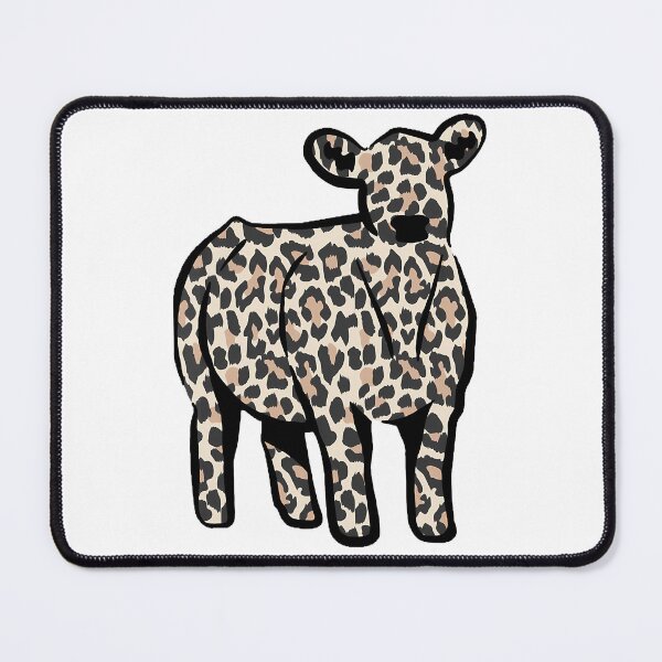 Item preview, Cheetah Print Cow Silhouette - Not For Resale Without Permission designed and sold by lyric-olivares.