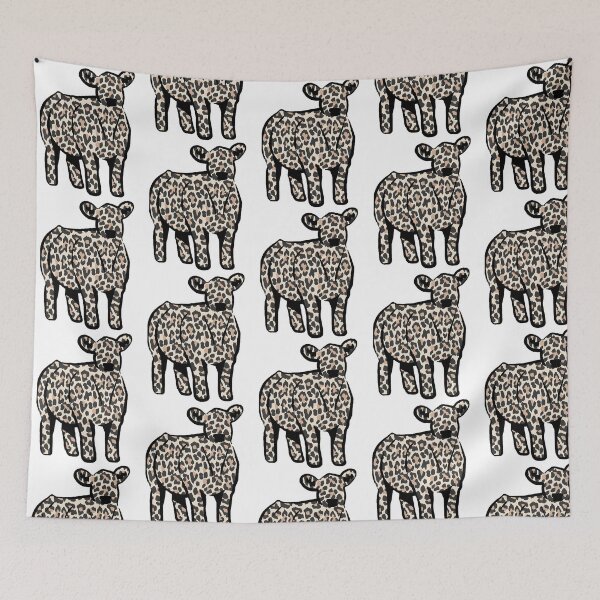 Item preview, Cheetah Print Cow Silhouette  - Not For Resale Without Permission designed and sold by lyric-olivares.