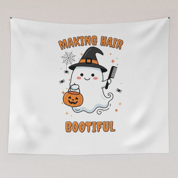 Item preview, Making Hair Bootiful Halloween Hairstylist Cosmetologist Ghost designed and sold by w66aboo.