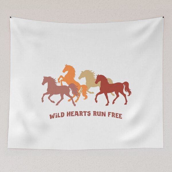 Item preview, Wild Hearts Run Free Galloping Horses designed and sold by AntiqueImages.