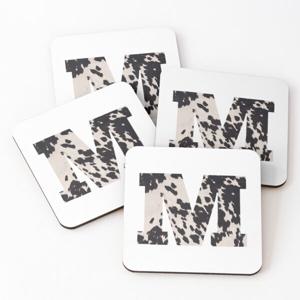 Item preview, Cow Print Letter - M designed and sold by lyric-olivares.