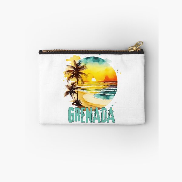 Item preview, Grenada - Vintage Grenada Sunset Watercolor Sunrise Beach Lifestyle Spring Break Tropical Vacation designed and sold by matthe-lopez.