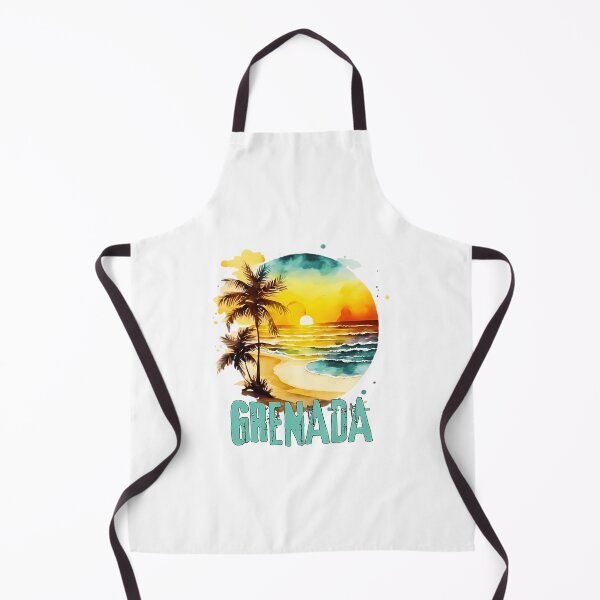 Item preview, Grenada - Vintage Grenada Sunset Watercolor Sunrise Beach Lifestyle Spring Break Tropical Vacation designed and sold by matthe-lopez.