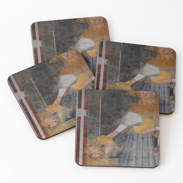 Item preview, Patron Saint of cheesemakers gives cheese to pauper designed and sold by TerryKerrImages.