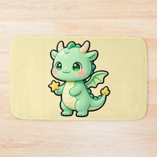 Item preview, Cute Mint Green Baby Dragon with Stars designed and sold by Raloel Art.