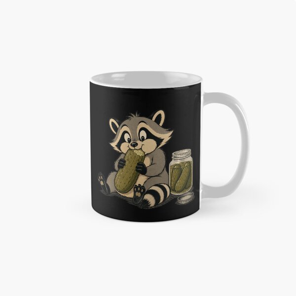 Item preview, Raccoon Eating Giant Pickle designed and sold by GibasVisuals.