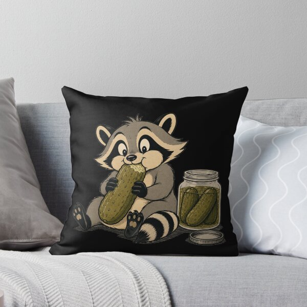 Item preview, Raccoon Eating Giant Pickle designed and sold by GibasVisuals.
