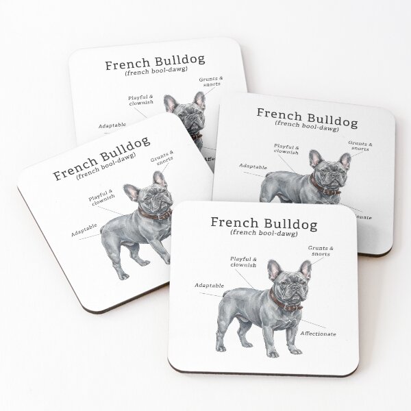 Item preview, French Bulldog Color Illustration designed and sold by SUP-R-Ts.
