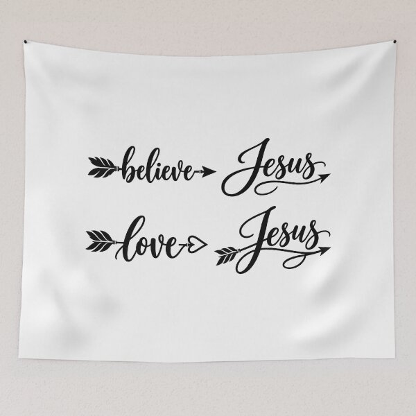 Item preview, believe jesus and love jesus png designed and sold by Derekquie.