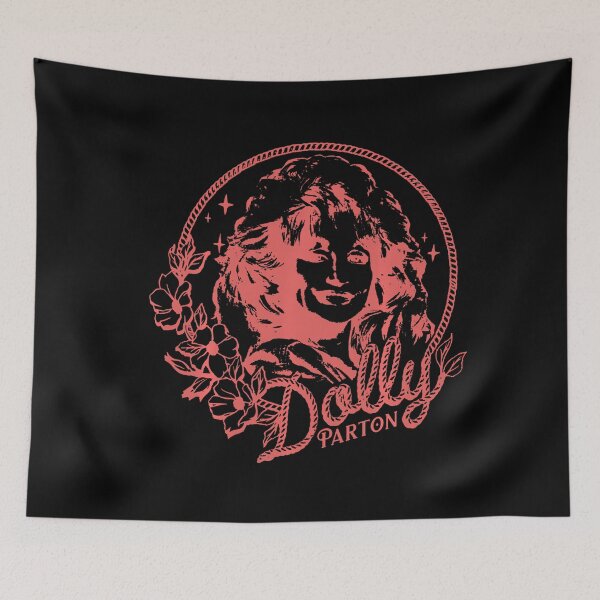Item preview, Dolly Parton Rope Flower Minimalist Country Portrait designed and sold by HayleePacoch.