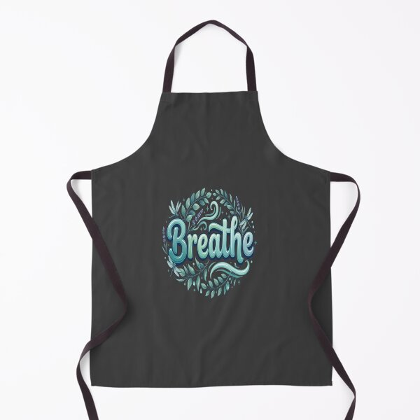 Item preview, Breathe Floral Self Care Quote | Calm Mind, Stress Relief & Positive Mindset designed and sold by Soft Strength Studio.