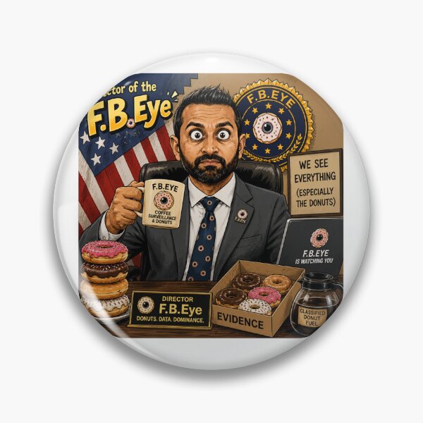 Item preview, Kash Patel Creepy Eyes - Director of the FBI designed and sold by raspeed.