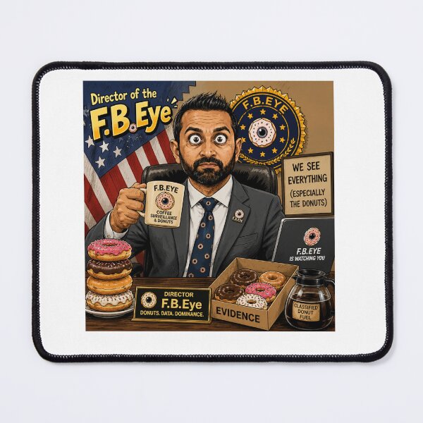 Item preview, Kash Patel Creepy Eyes - Director of the FBI designed and sold by raspeed.