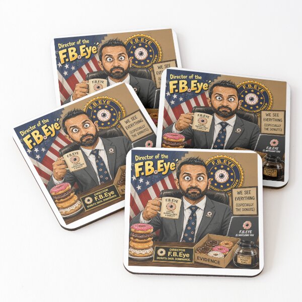 Item preview, Kash Patel Creepy Eyes - Director of the FBI designed and sold by raspeed.