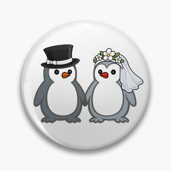 Item preview, Pippo Wedding – Bride & Groom Penguins Set 8 designed and sold by Pippo-Penguin.