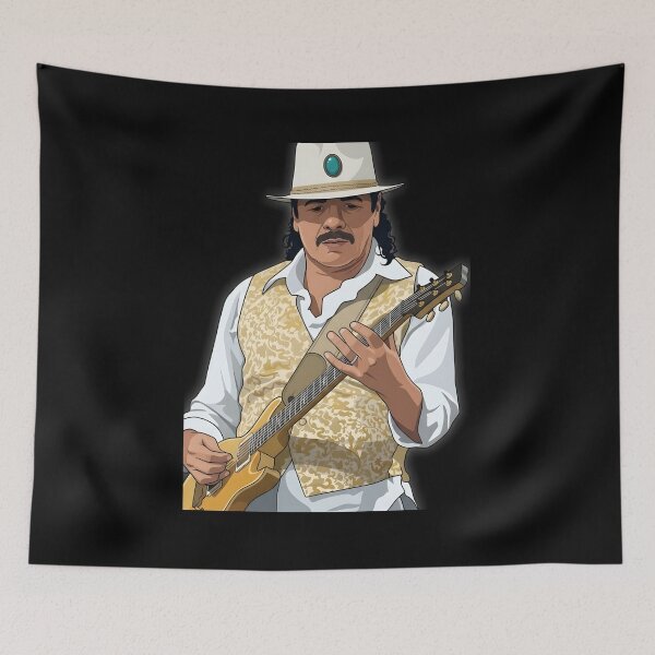 Item preview, Carlos Santana Vector Art designed and sold by Rusdiii.