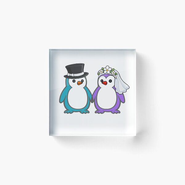 Item preview, Pippo Wedding – Bride & Groom Penguins Set 9 designed and sold by Pippo-Penguin.