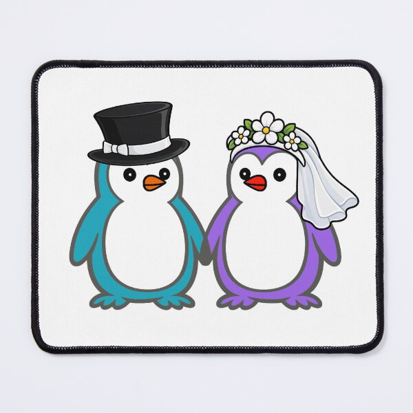 Item preview, Pippo Wedding – Bride & Groom Penguins Set 9 designed and sold by Pippo-Penguin.