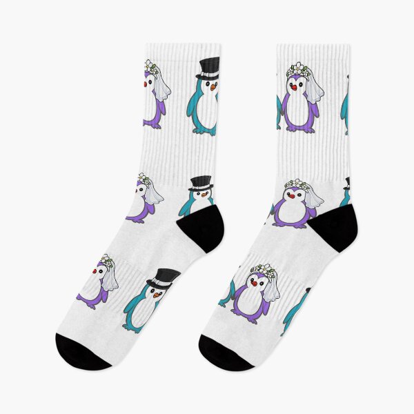 Item preview, Pippo Wedding – Bride & Groom Penguins Set 9 designed and sold by Pippo-Penguin.