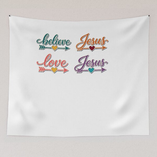 Item preview, believe jesus and love jesus vitage designed and sold by Derekquie.