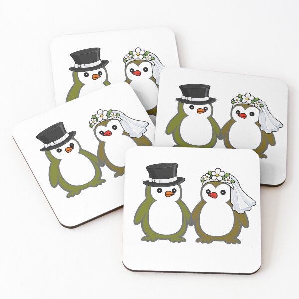 Item preview, Pippo Wedding – Bride & Groom Penguins Set 10 designed and sold by Pippo-Penguin.