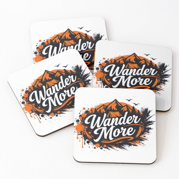 Item preview, Wander More Trash Polka Outdoor Design designed and sold by GabeMountainArt.