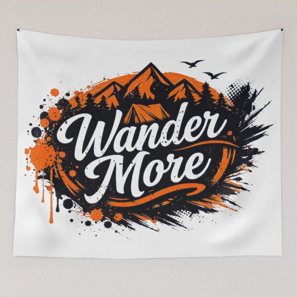 Item preview, Wander More Trash Polka Outdoor Design designed and sold by GabeMountainArt.