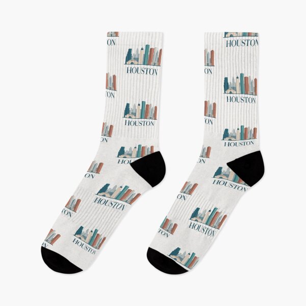 Item preview, Houston Skyline Silhouette Design - Retro Gift for Travel Lover designed and sold by MoonSkyArt.