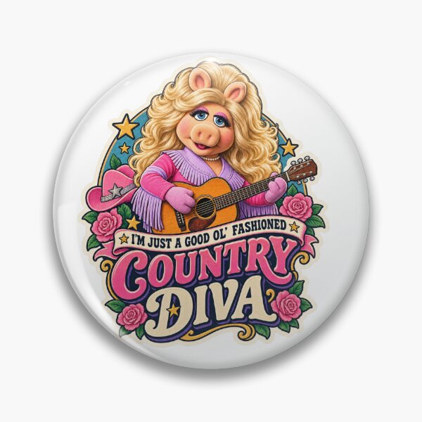 Artikelvorschau, Country Diva Retro Western Aufkleber entworfen und verkauft von AltRealityMedia.