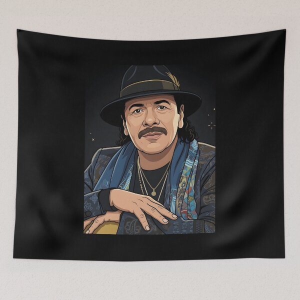 Item preview, Carlos Santana Vector Art designed and sold by Rusdiii.