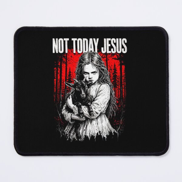 Item preview, Not Today Jesus Vintage Horror Gothic designed and sold by studio-ssaam.