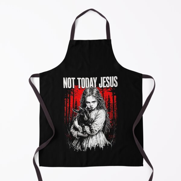 Item preview, Not Today Jesus Vintage Horror Gothic designed and sold by studio-ssaam.