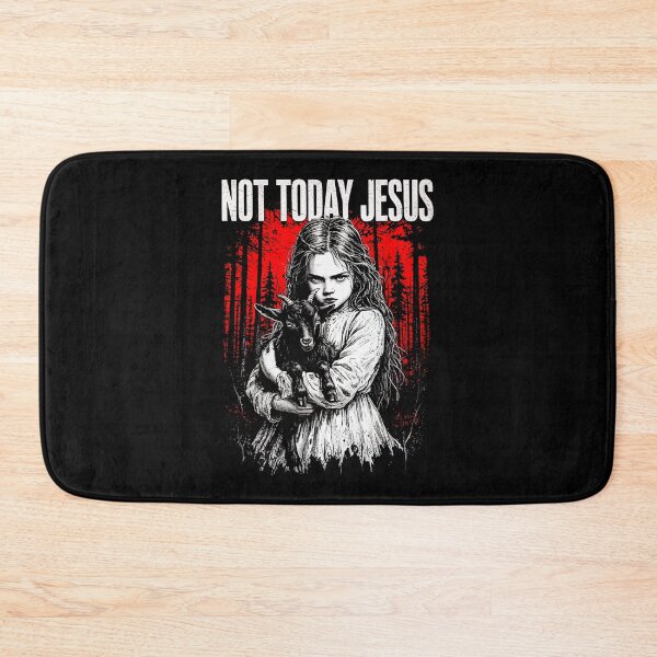 Item preview, Not Today Jesus Vintage Horror Gothic designed and sold by studio-ssaam.
