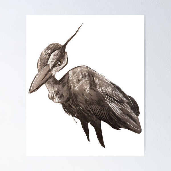 Item preview, Blue Heron Dark designed and sold by kyla-leach.