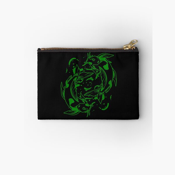 Item preview, Green Japanese Koi Yin Yang Design designed and sold by pattern-archive.