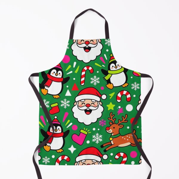 Item preview, Bold Bright Santa & Candy Cane Chaos designed and sold by PoloPrintsUK.