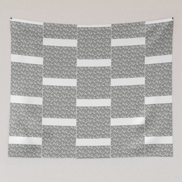 Item preview, Blue Heron Silver On Medium Grey Half-Drop Repeat 5748 designed and sold by kyla-leach.